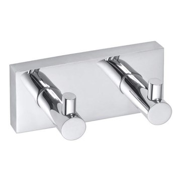 Garderobenhaken 12x5,5 cm silber