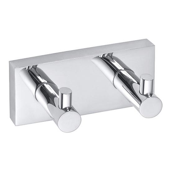 Garderobenhaken 12x5,5 cm silber