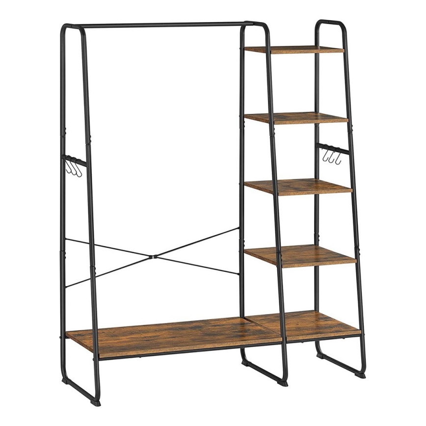 Garderobenständer LINEA Braun/Schwarz