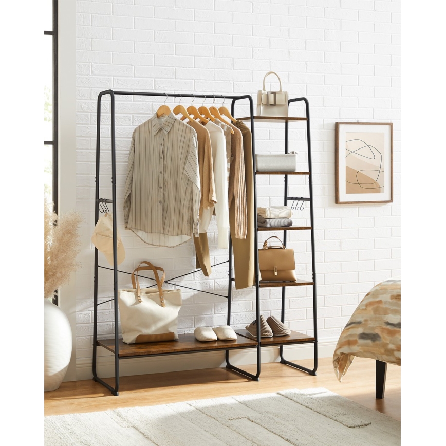 Garderobenständer LINEA Braun/Schwarz
