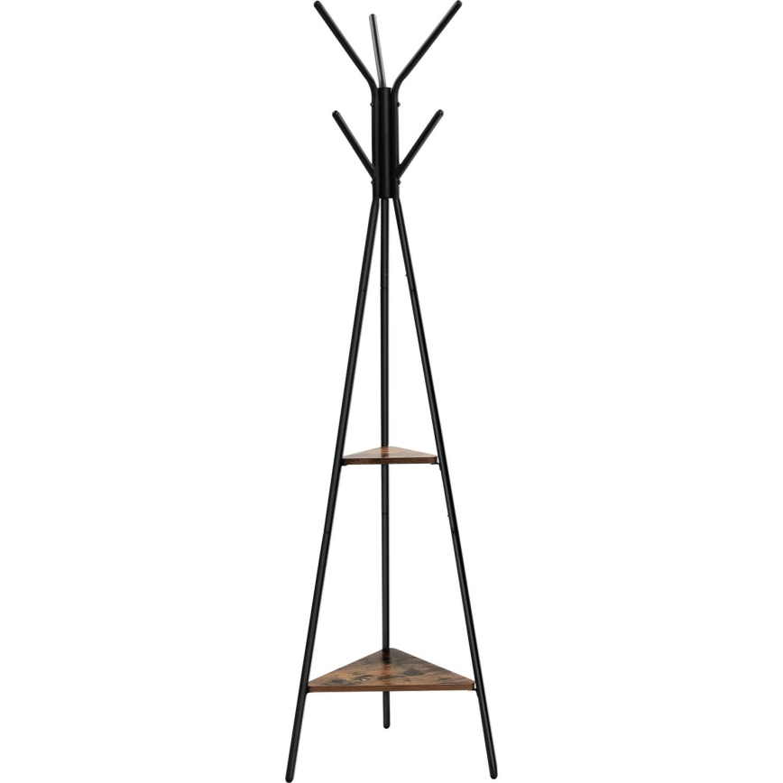 Garderobenständer LINEA schwarz/braun