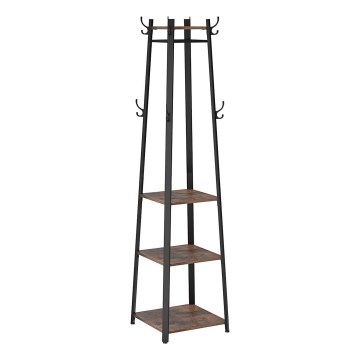 Garderobenständer LINEA schwarz/braun