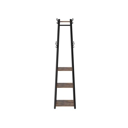Garderobenständer LINEA schwarz/braun