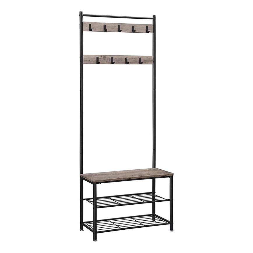 Garderobenständer NAVOR Braun/Schwarz