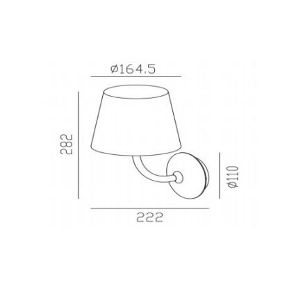 Gardino LX1791 - LED Außenwandleuchte VIOLA LED/7W/230V IP65