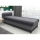 Gepolsterte Liege mit Stauraum TALI 80x202 Grau/Anthrazit