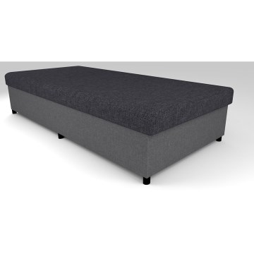 Gepolsterte Schlafcouch mit Stauraum CORY 80x200 Grau