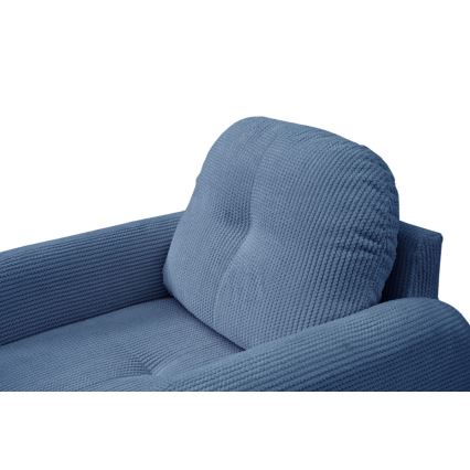 Gepolsterter Sessel CLOUDY, blau