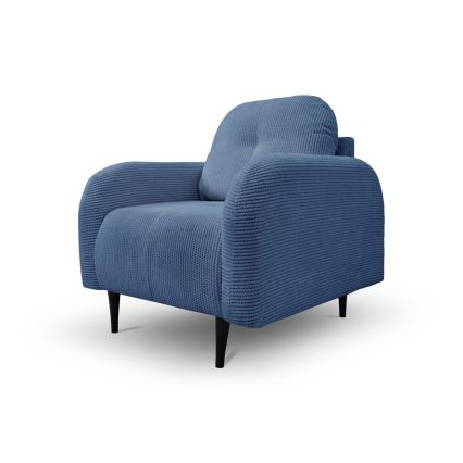 Gepolsterter Sessel CLOUDY, blau