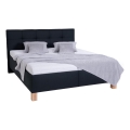 Gepolstertes Bett MARIA mit Bettkasten, ohne Matratze, 180x200 cm, anthrazit