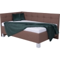 Gepolstertes Bett mit Stauraum ohne Matratze MARIA PETITE 120x200 cm braun