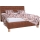 Gepolstertes Bett mit Stauraum ohne Matratze VIOLET 160x200 cm Cognacbraun