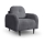 Gepolstertes Sessel CLOUDY in Grau