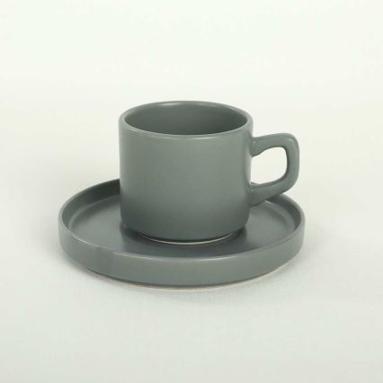 Geschirrset 20 Stück bunt/Steingut