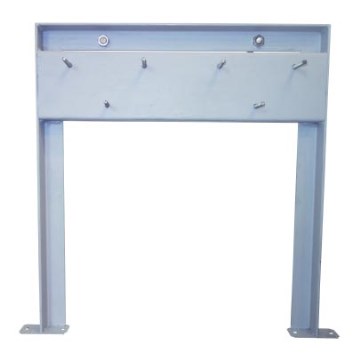 Gestell 45x49,4 cm silberfarben