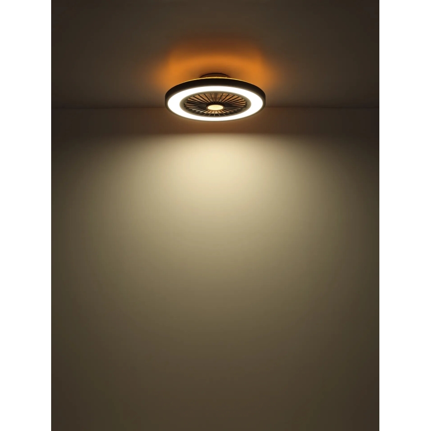 Globo - LED dimmbarer Deckenventilator LED/45W/230V 3000-6500K + Fernbedienung