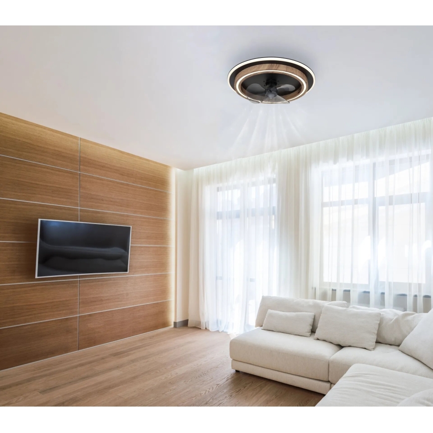 Globo - LED Dimmbarer Deckenventilator LED/32W/230V 2700-6500K + Fernbedienung