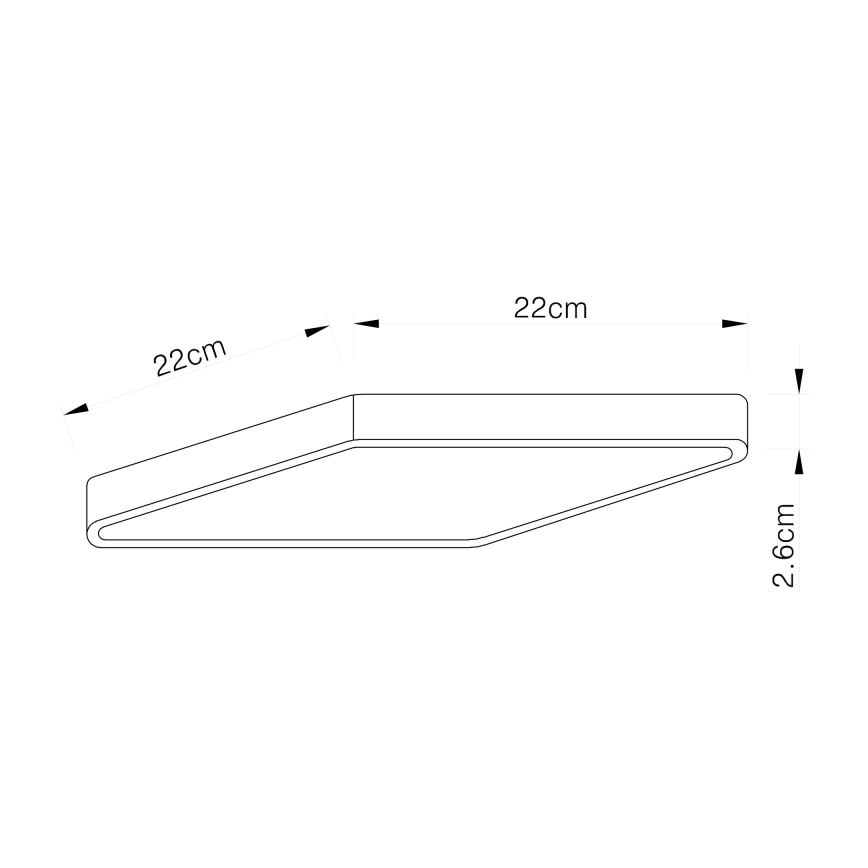 Globo - LED Deckenleuchte LED/28W/230V