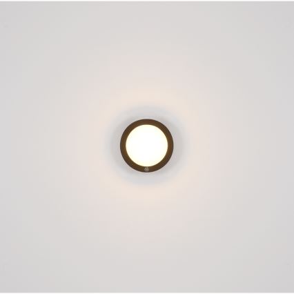 Globo - LED Aufladbare Touch-Wandleuchte LED/1,2W/3,7V Ø 15 cm 1800 mAh Schwarz