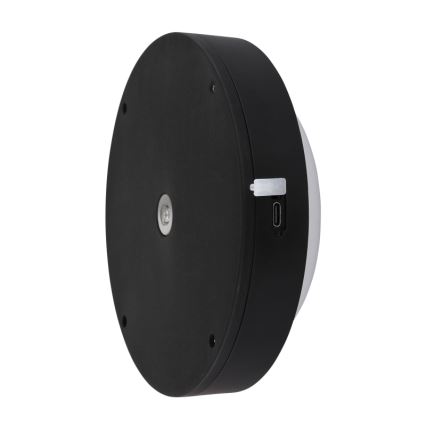 Globo - LED Aufladbare Touch-Wandleuchte LED/1,2W/3,7V Ø 15 cm 1800 mAh Schwarz