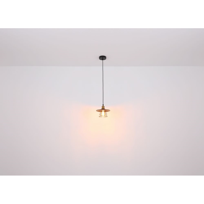 Globo - Hängeleuchte an Seil 1xE27/60W/230V