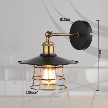 Globo - Wandleuchte 1xE27/60W/230V