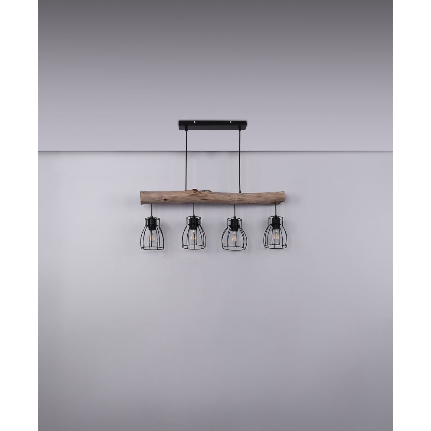 Globo - Hängeleuchte an Kabel 4xE27/40W/230V