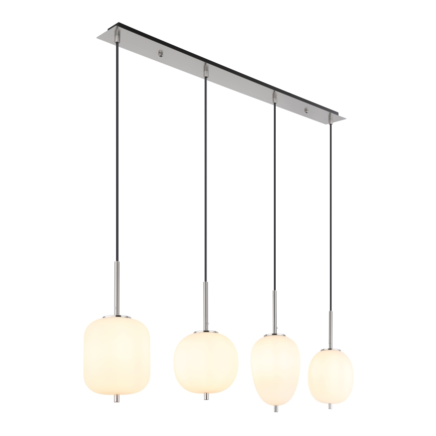 Globo - Hängeleuchte 4xE14/40W/230V weiß