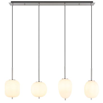Globo - Hängeleuchte 4xE14/40W/230V weiß