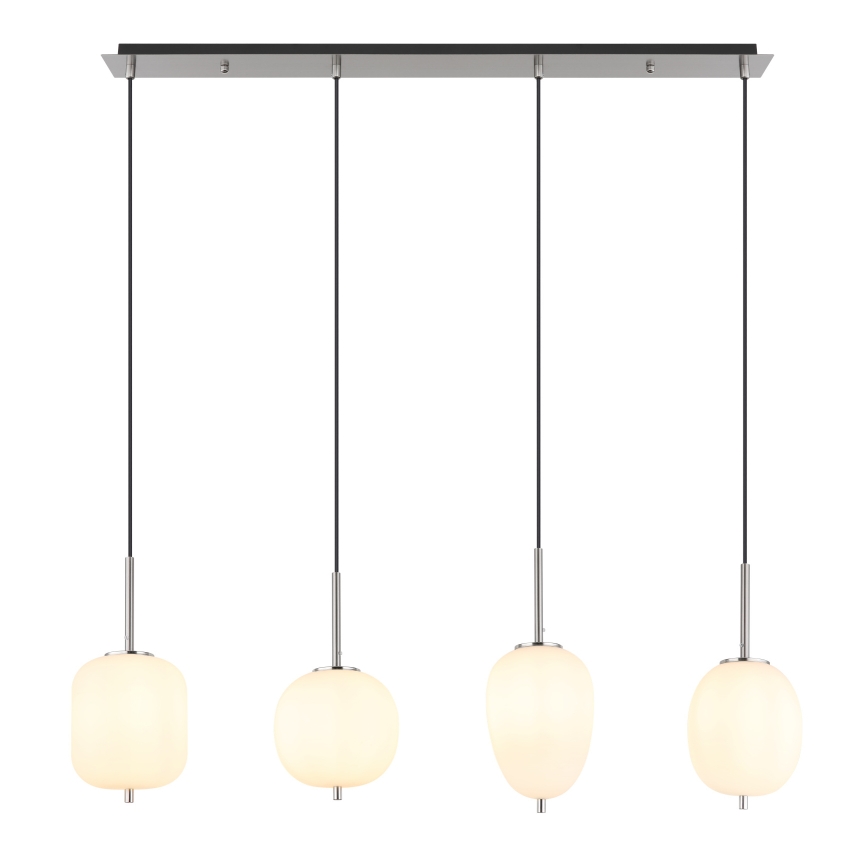 Globo - Hängeleuchte 4xE14/40W/230V weiß