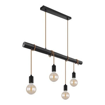 Globo 15459-4H - Hängeleuchte LEO 4xE27/60W/230V