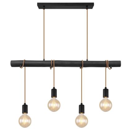 Globo 15459-4H - Hängeleuchte LEO 4xE27/60W/230V