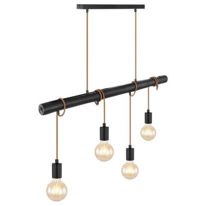 Globo 15459-4H - Hängeleuchte LEO 4xE27/60W/230V