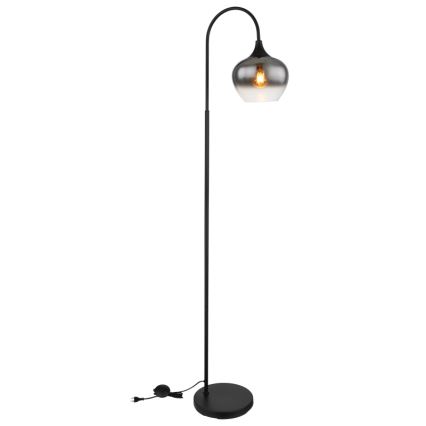 Globo - Stehleuchte 1xE27/40W/230V schwarz/rauchig
