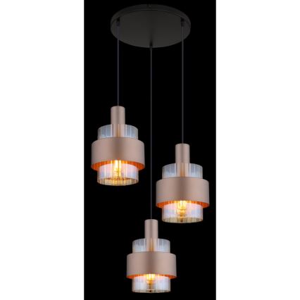 Globo - Hängeleuchte 3xE27/60W/230V d 45 cm