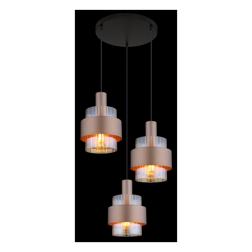 Globo - Hängeleuchte 3xE27/60W/230V d 45 cm