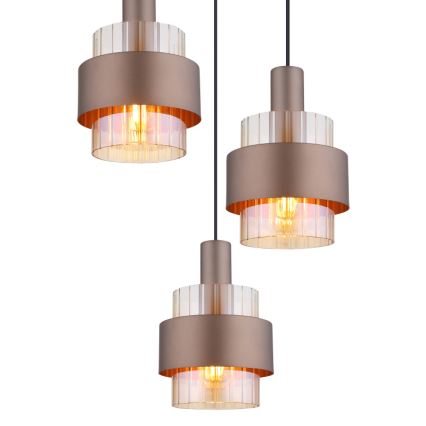 Globo - Hängeleuchte 3xE27/60W/230V d 45 cm