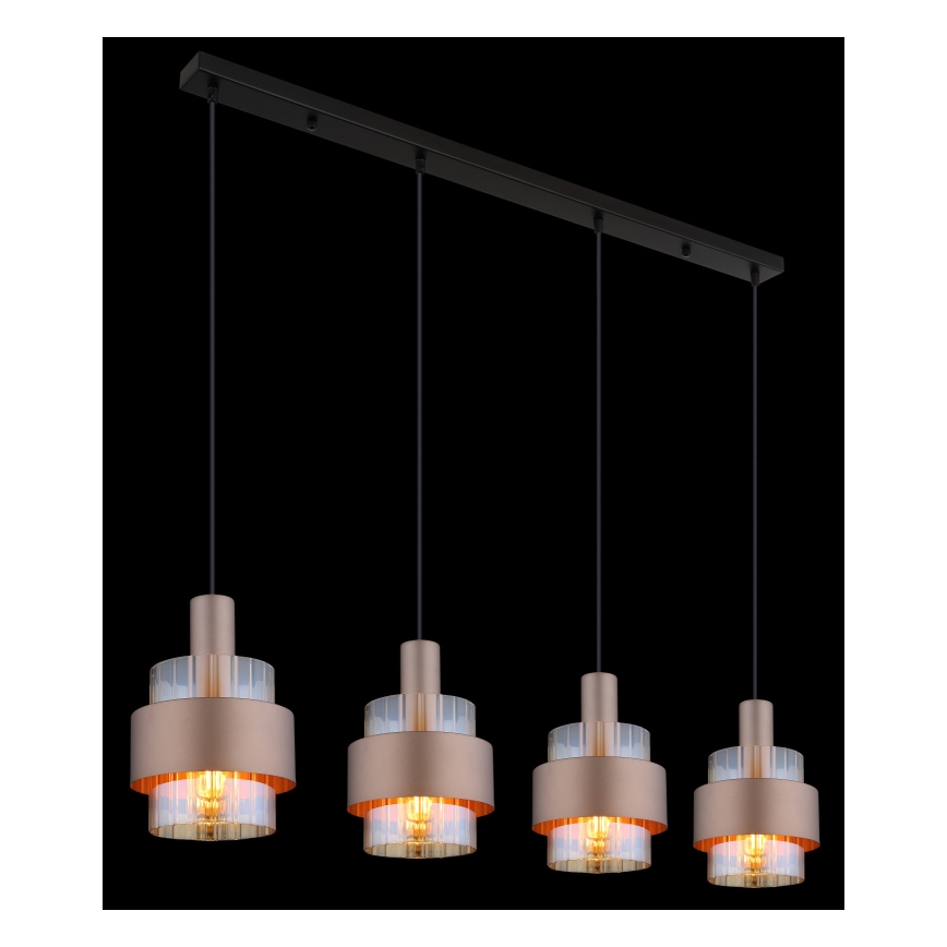 Globo - Hängeleuchte 4xE27/60W/230V