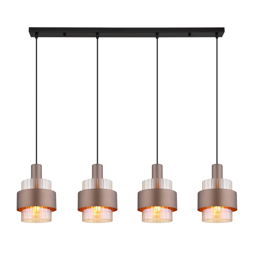 Globo - Hängeleuchte 4xE27/60W/230V