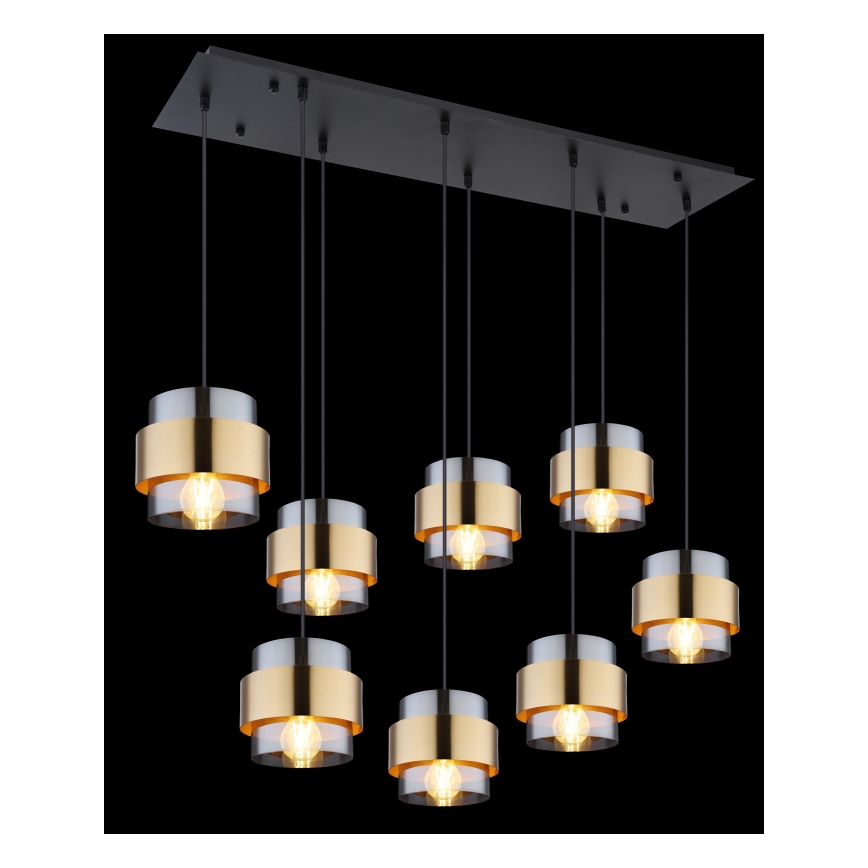 Globo - Hängeleuchte 8xE27/60W/230V