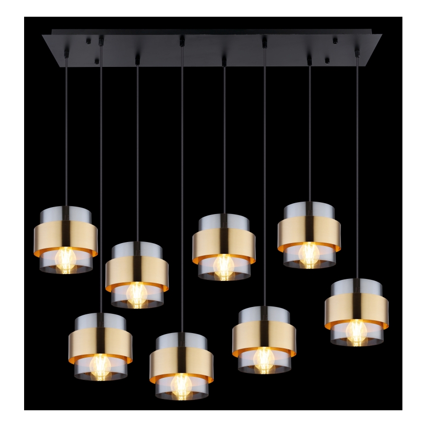 Globo - Hängeleuchte 8xE27/60W/230V