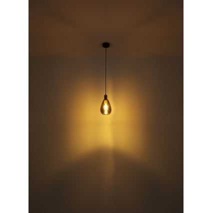 Globo - Deckenleuchte an Kabel 1xE27/40W/230V Messing