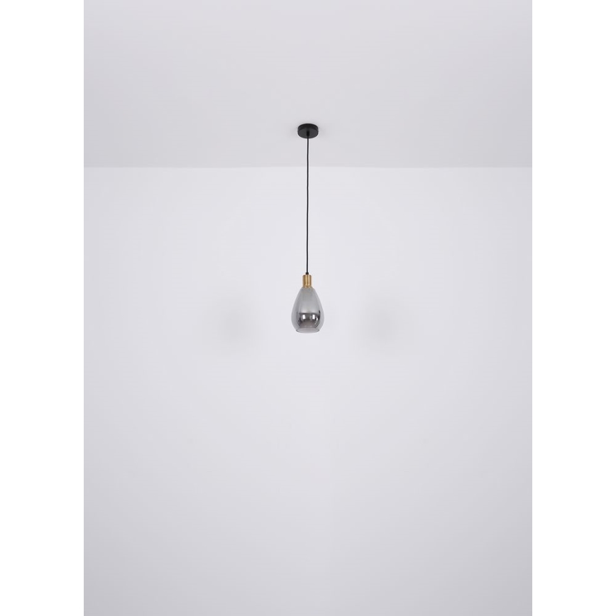 Globo - Deckenleuchte an Kabel 1xE27/40W/230V Messing