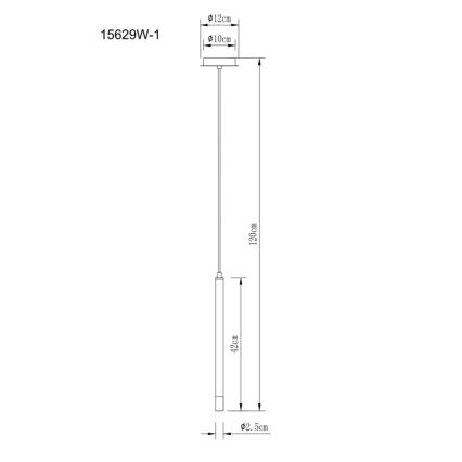 Globo - Hängeleuchte 1xG9/4W/230V d 12 cm