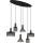 Globo 15648-6H - Pendelleuchte JEDD an Kabel, 6xE27/60W/230V, schwarz