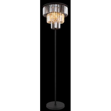 Globo - Stehleuchte 3xE27/40W/230V d 40 cm schwarz
