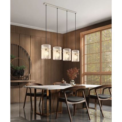 Globo - Pendelleuchte mit Kabelaufhängung 4xE27/60W/230V