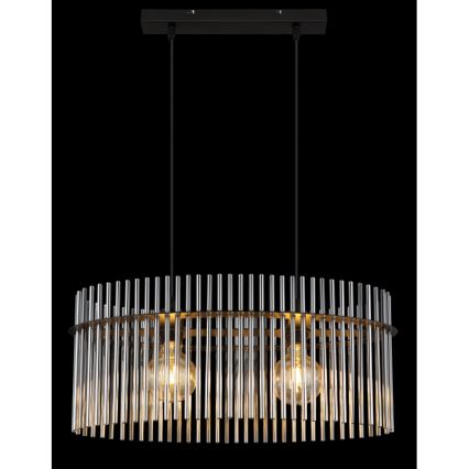 Globo - Hängeleuchte 2xE27/60W/230V schwarz