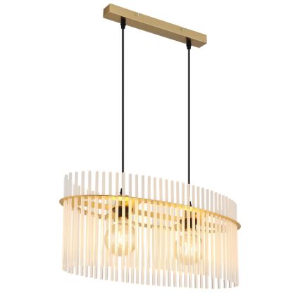 Globo - Hängeleuchte 2xE27/60W/230V golden