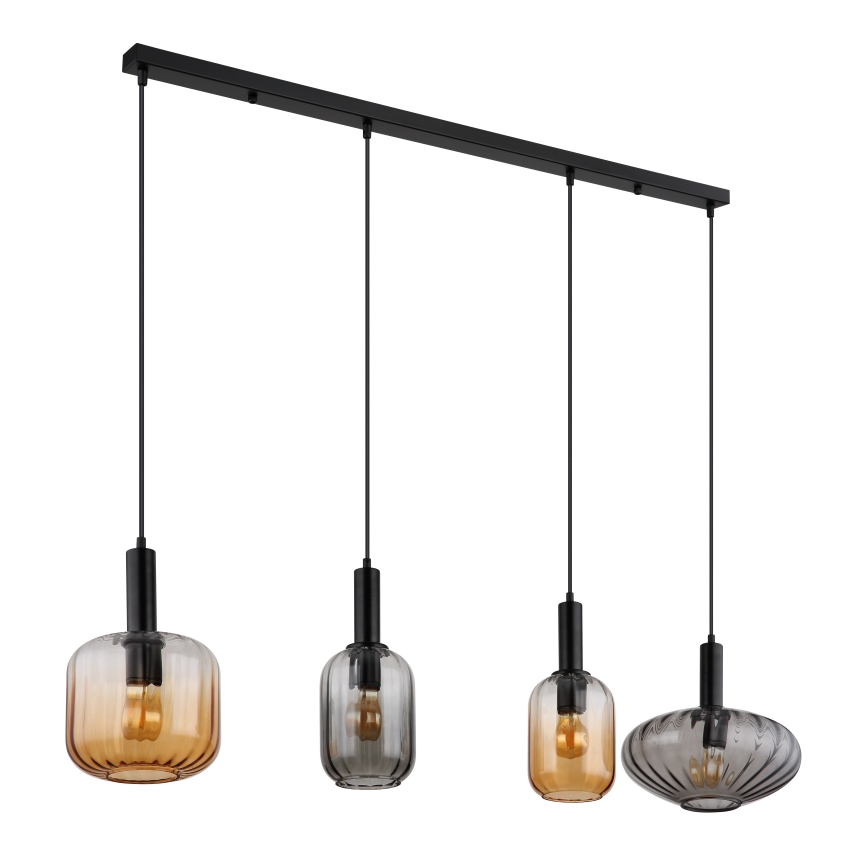 Globo - Pendelleuchte mit Kabelaufhängung 4xE27/60W/230V